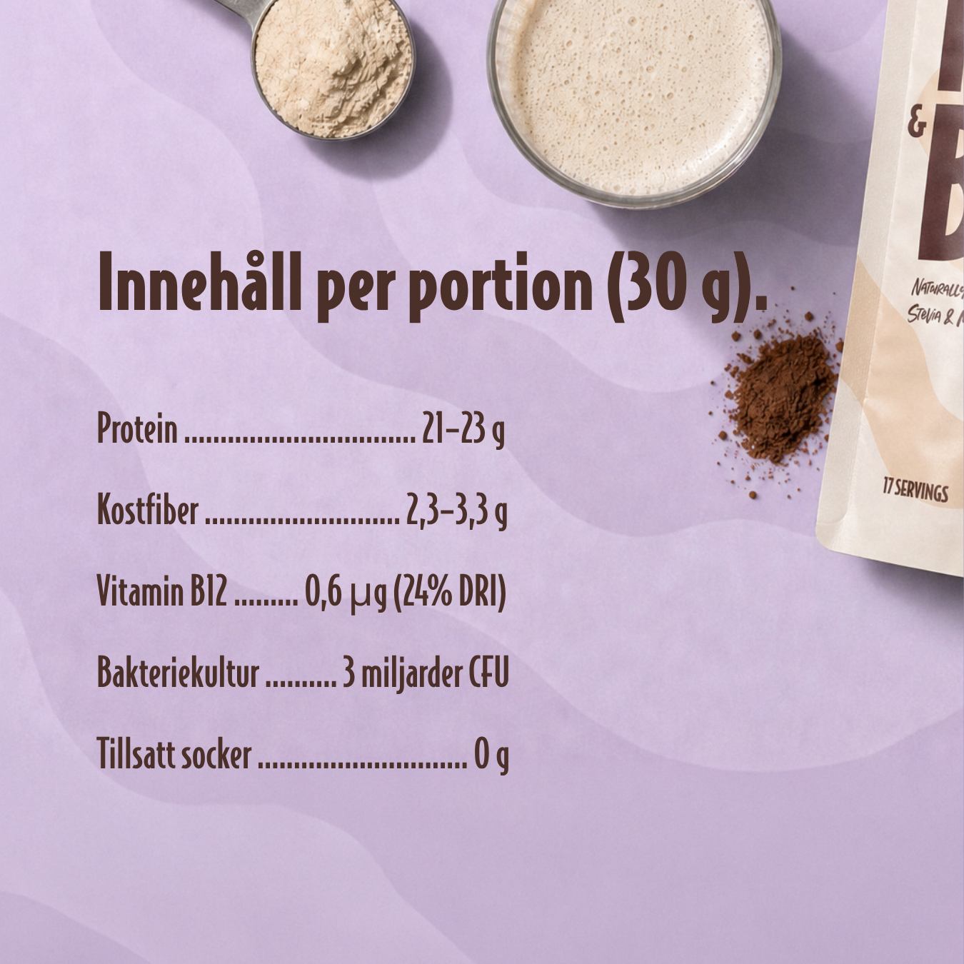 Heey! Protein & Biotics Vanilla 500 g