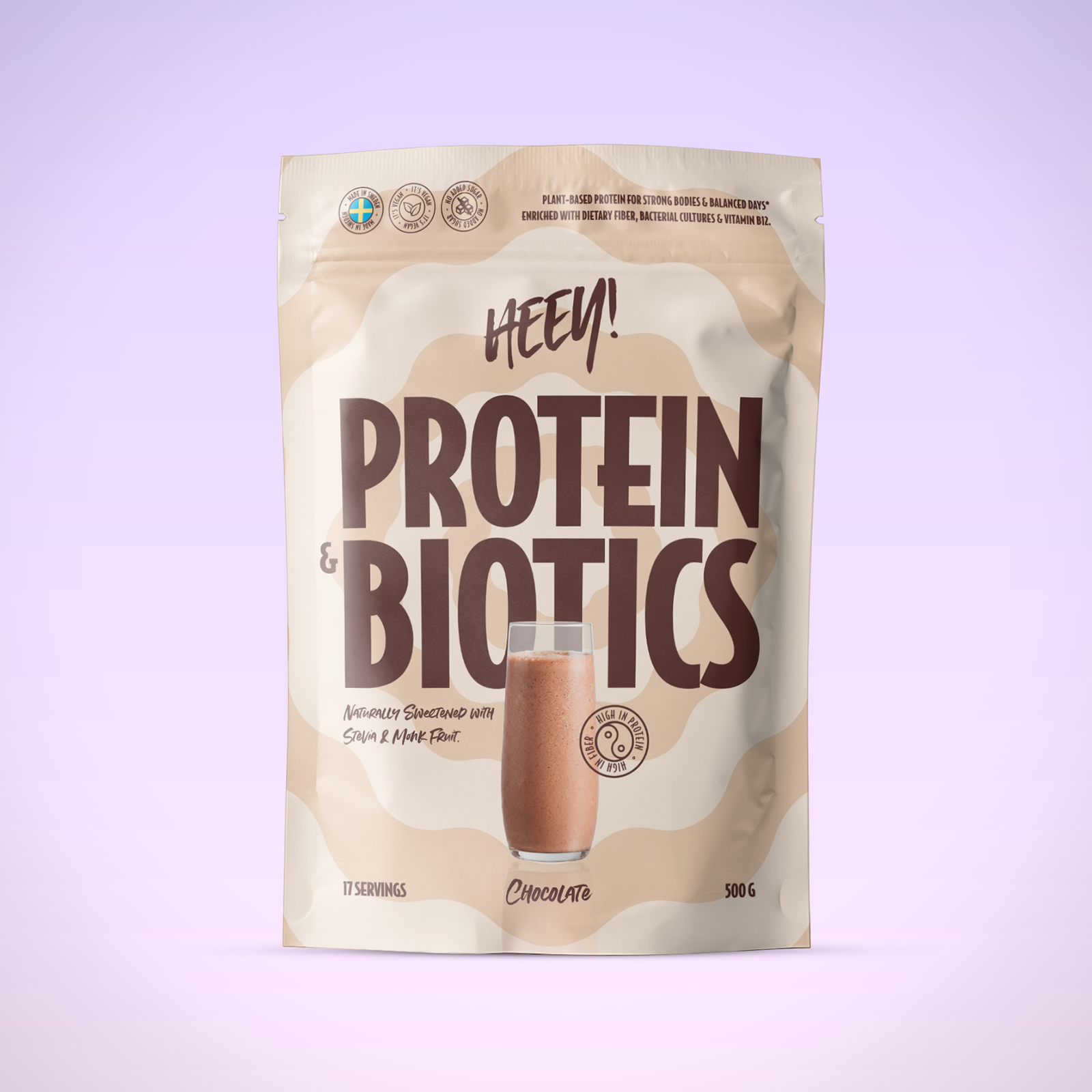 Heey! Protein & Biotics Chocolate 500 g
