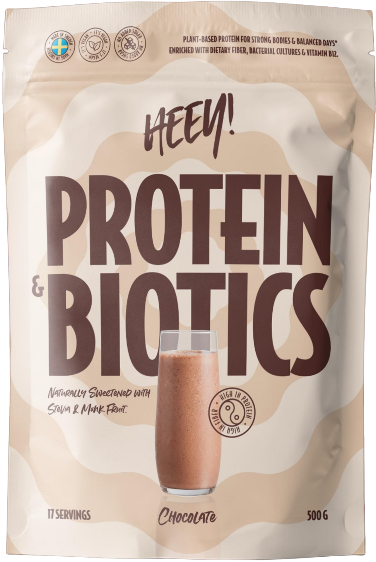 Heey! Protein & Biotics Chocolate 500 g