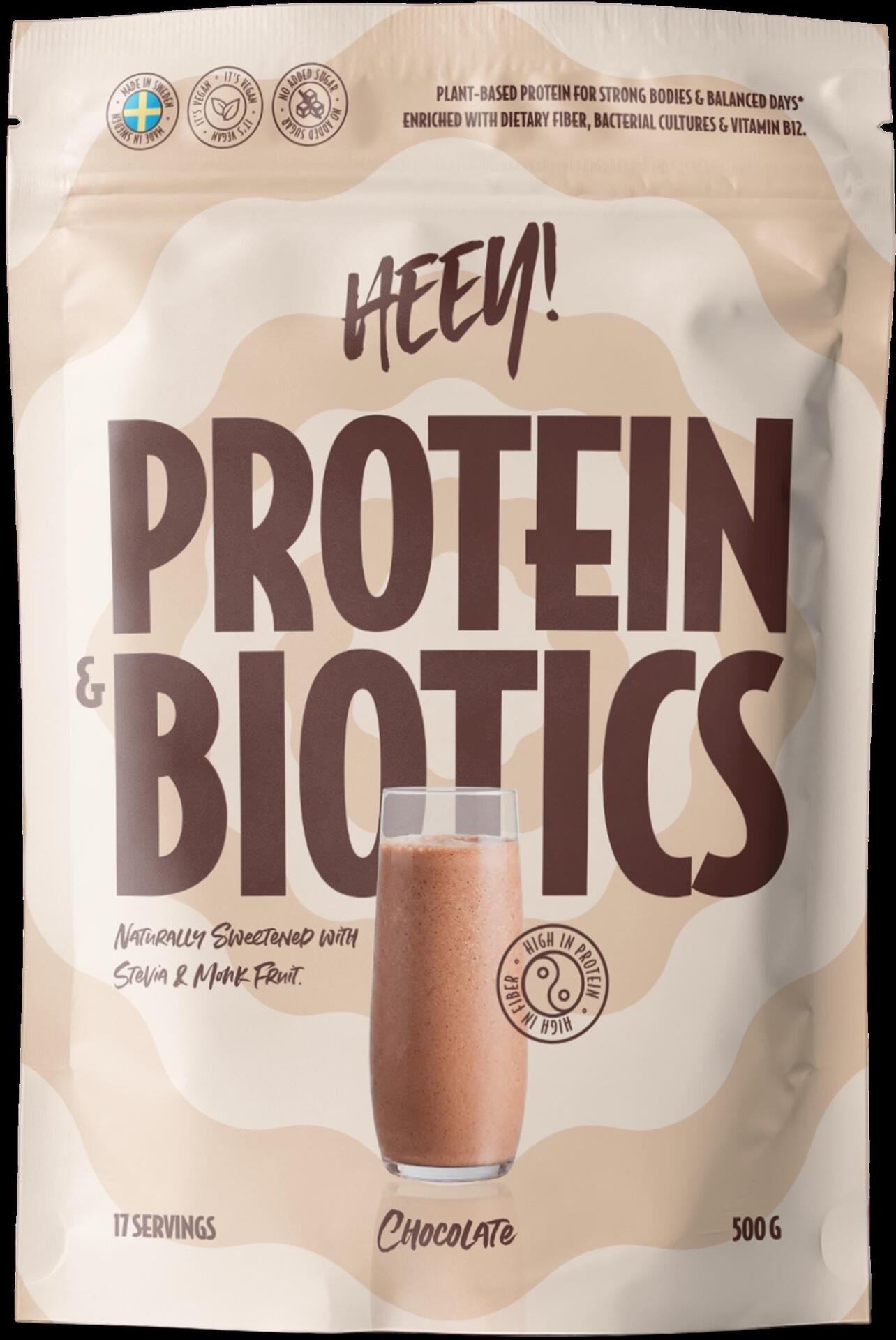 Heey! Protein & Biotics Chocolate 500 g