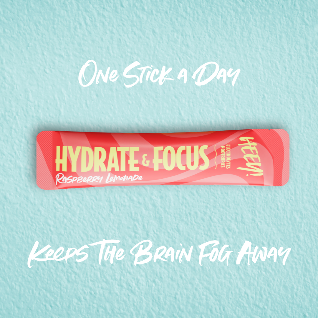 Heey! Hydrate & Focus Elektrolyter Raspberry Lemonade Stick Pack 30 st 6 g