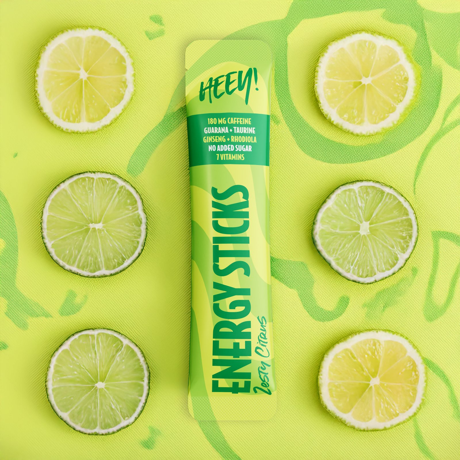 Heey! Energy Sticks Koffein Guarana Zesty Citrus 30 st