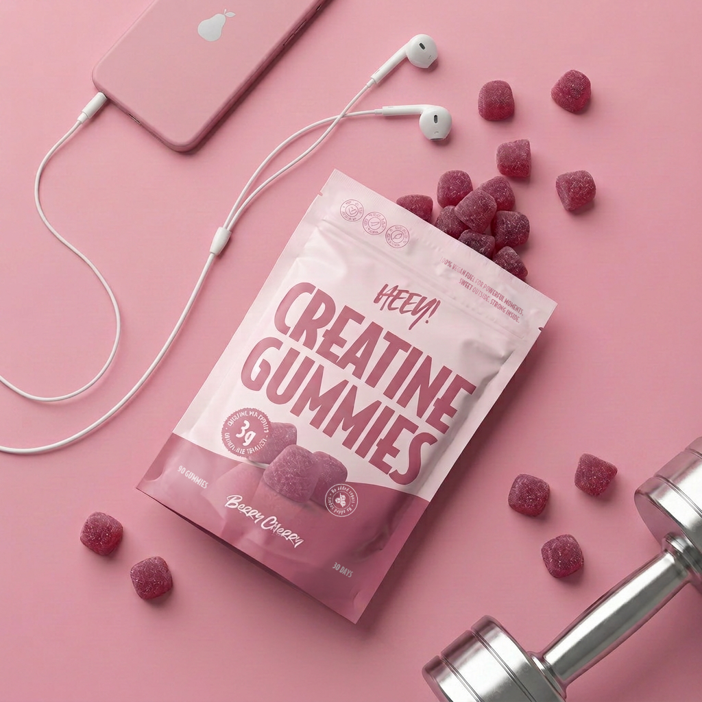 Heey! Creatine Gummies Berry Cherry 90 st