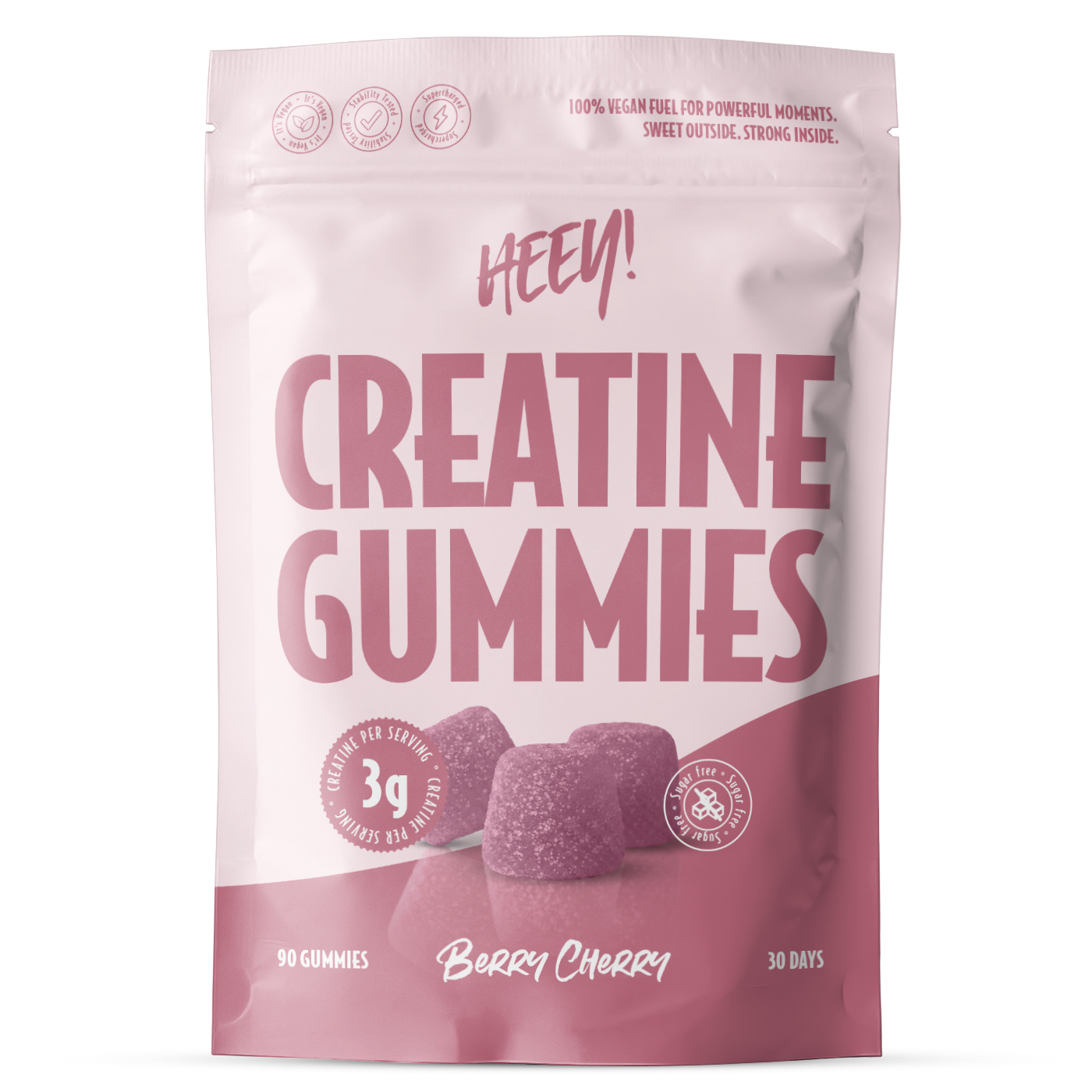 Heey! Creatine Gummies Berry Cherry 90 st