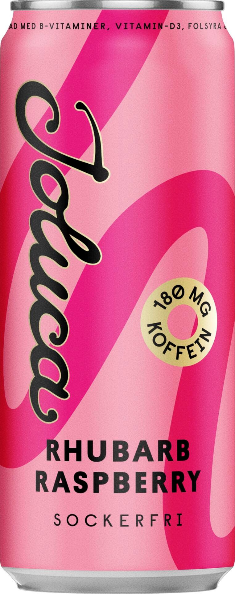 Joluca Energidryck Rhubarb Raspberry 330 ml