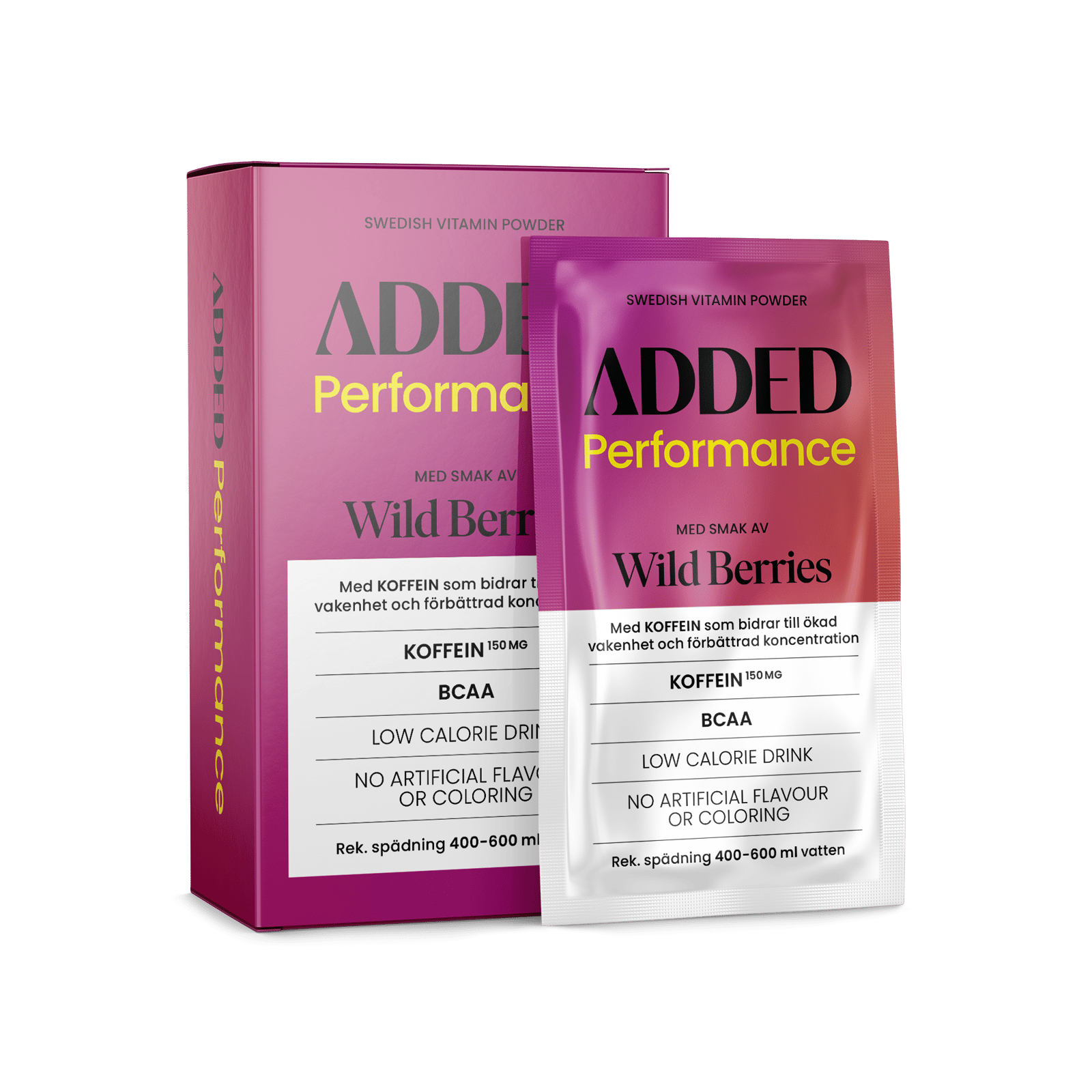 Added Performance Wild Berries 10 x 4g