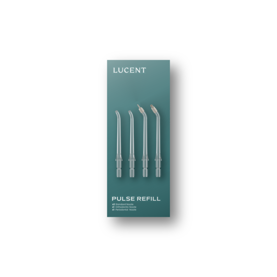 Be Lucent Pulse Water Flosser Nozzles 4 pack