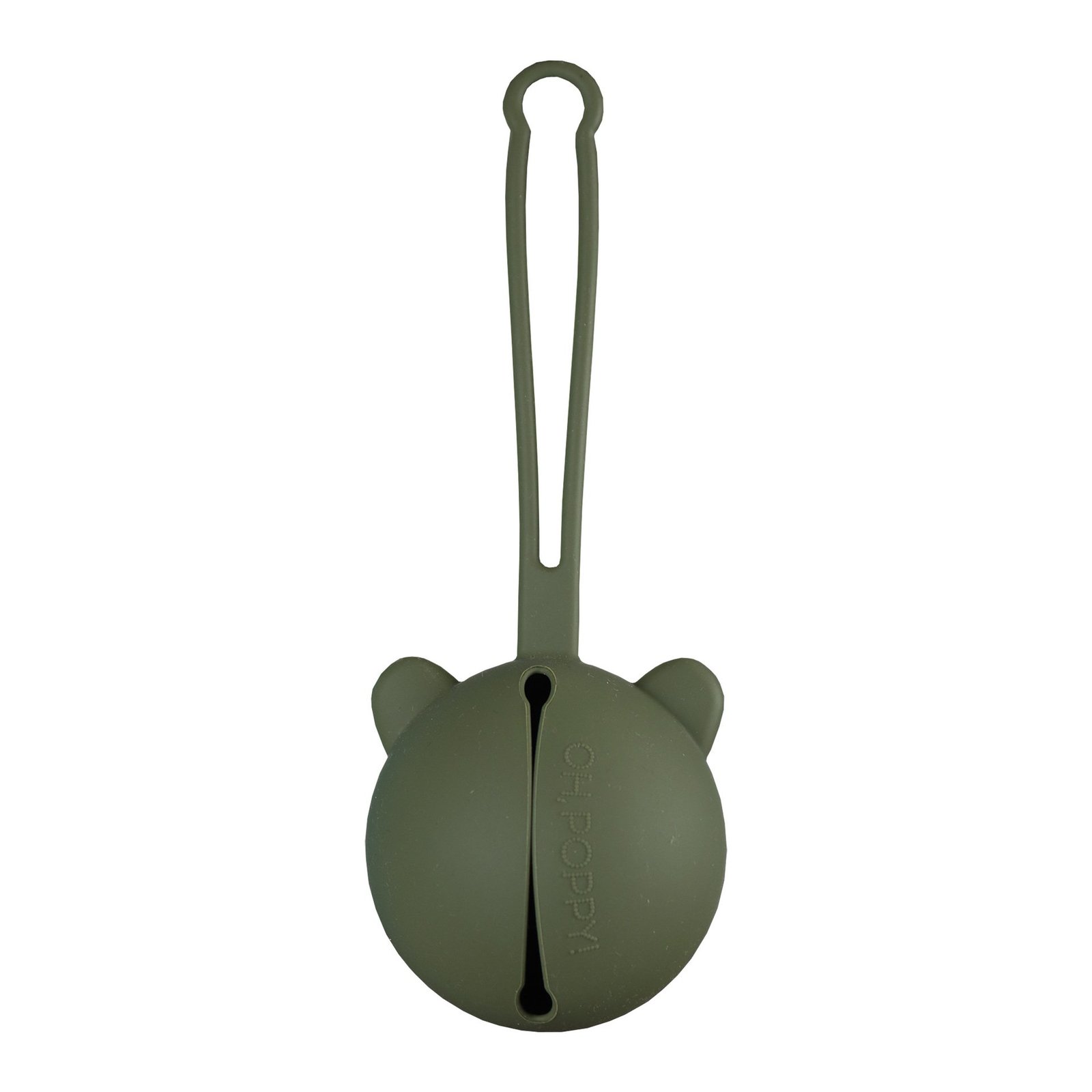 Oh, Poppy! Nola Silicone Pacifier Case Forest Green 1 st