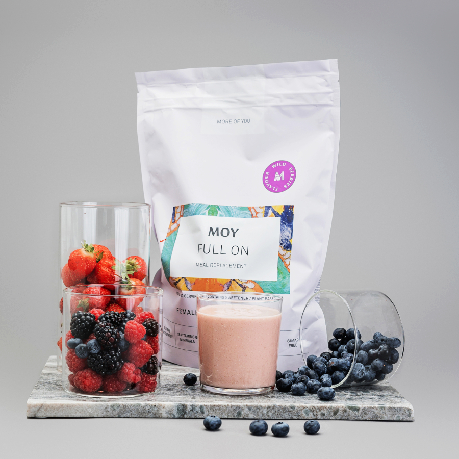 MOY Sockerfri Måltidsersättning Wild Berries 1100g/20 portioner