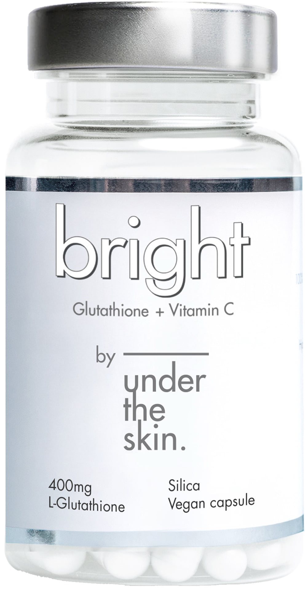 Under the Skin Bright Glutathione + Vitamin C 60 kapslar