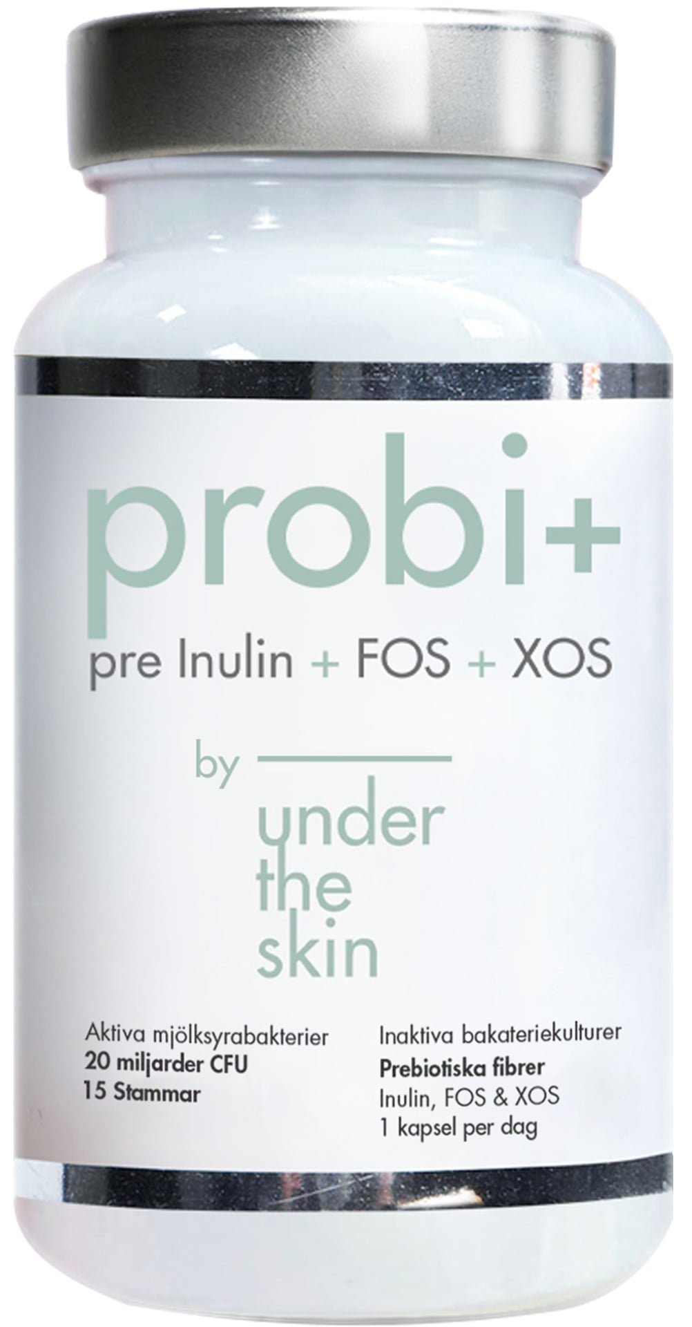 Under the Skin Probi+  Pre Inulin FOS+XOS 60 kapslar