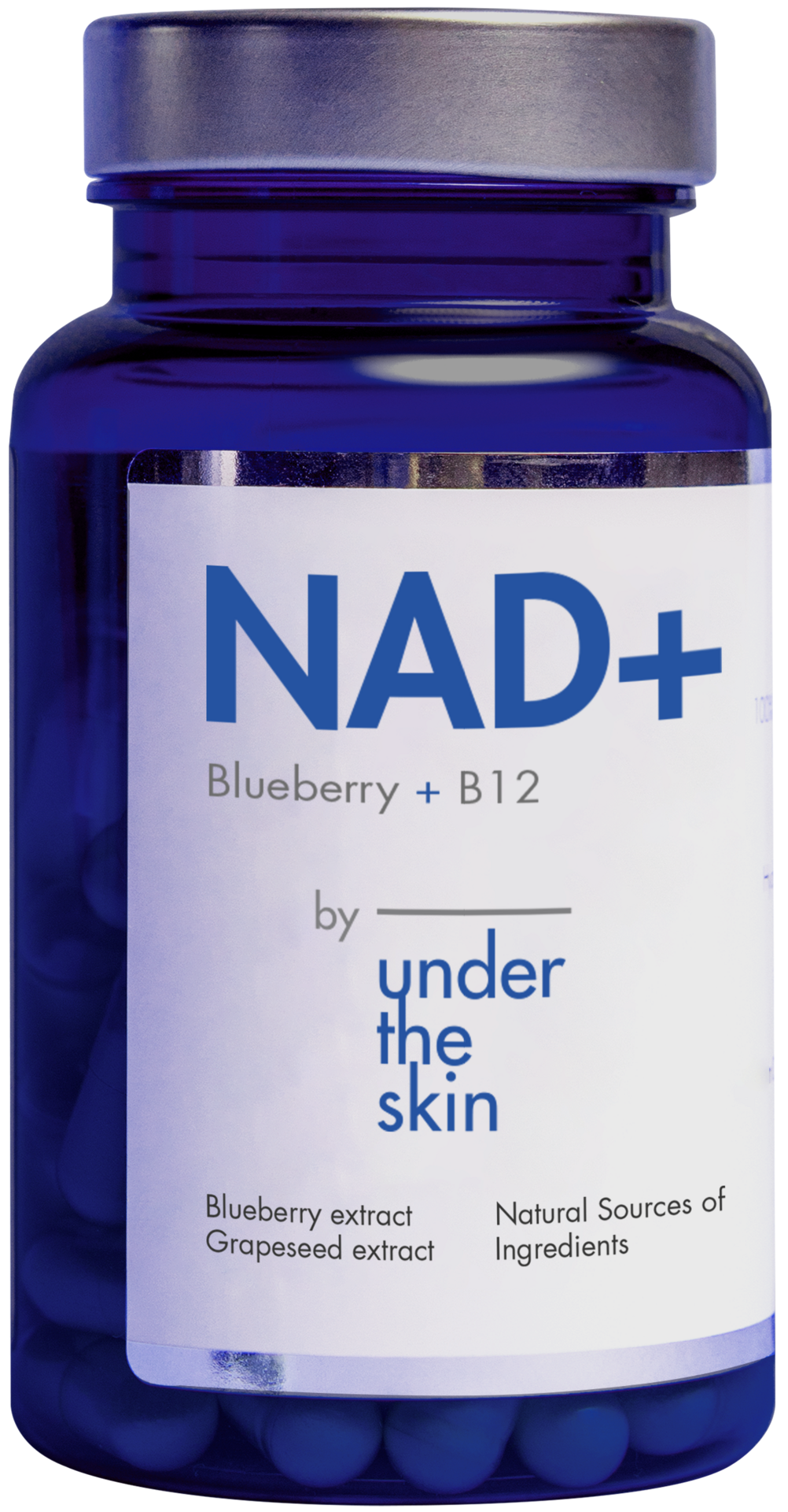 Under the Skin NAD+ Blueberry+B12 60 st