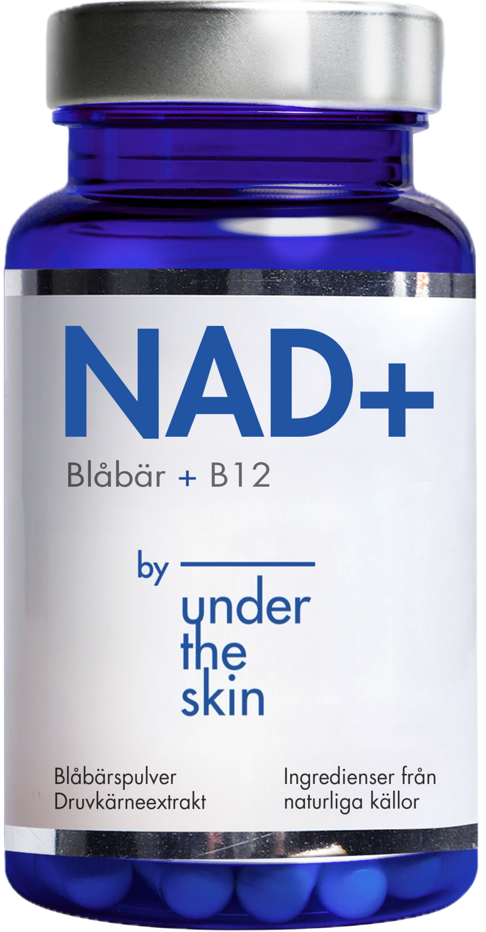 Under the Skin NAD+ Blueberry+B12 60 st