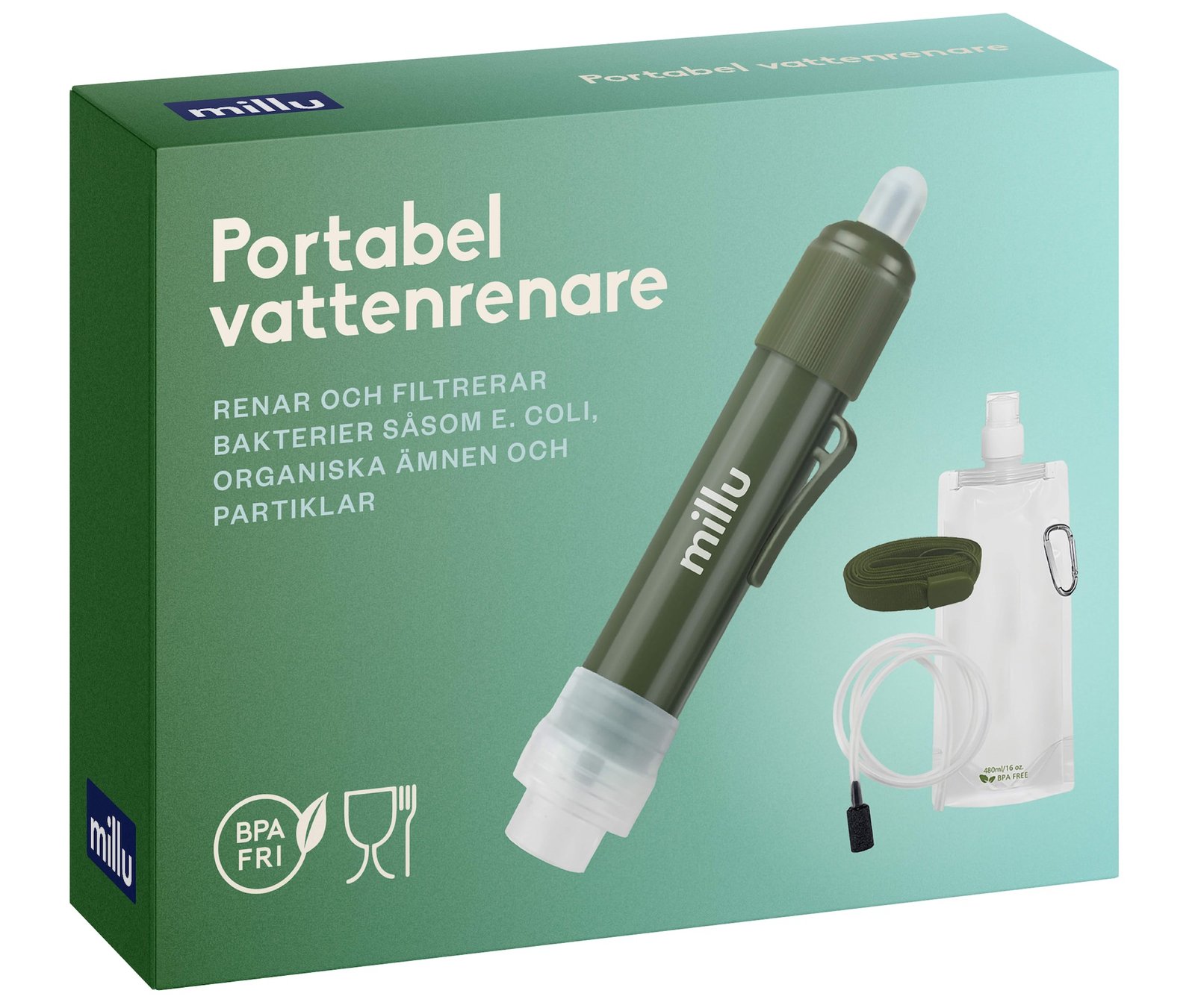 Millu Portabel Vattenrenare 1st