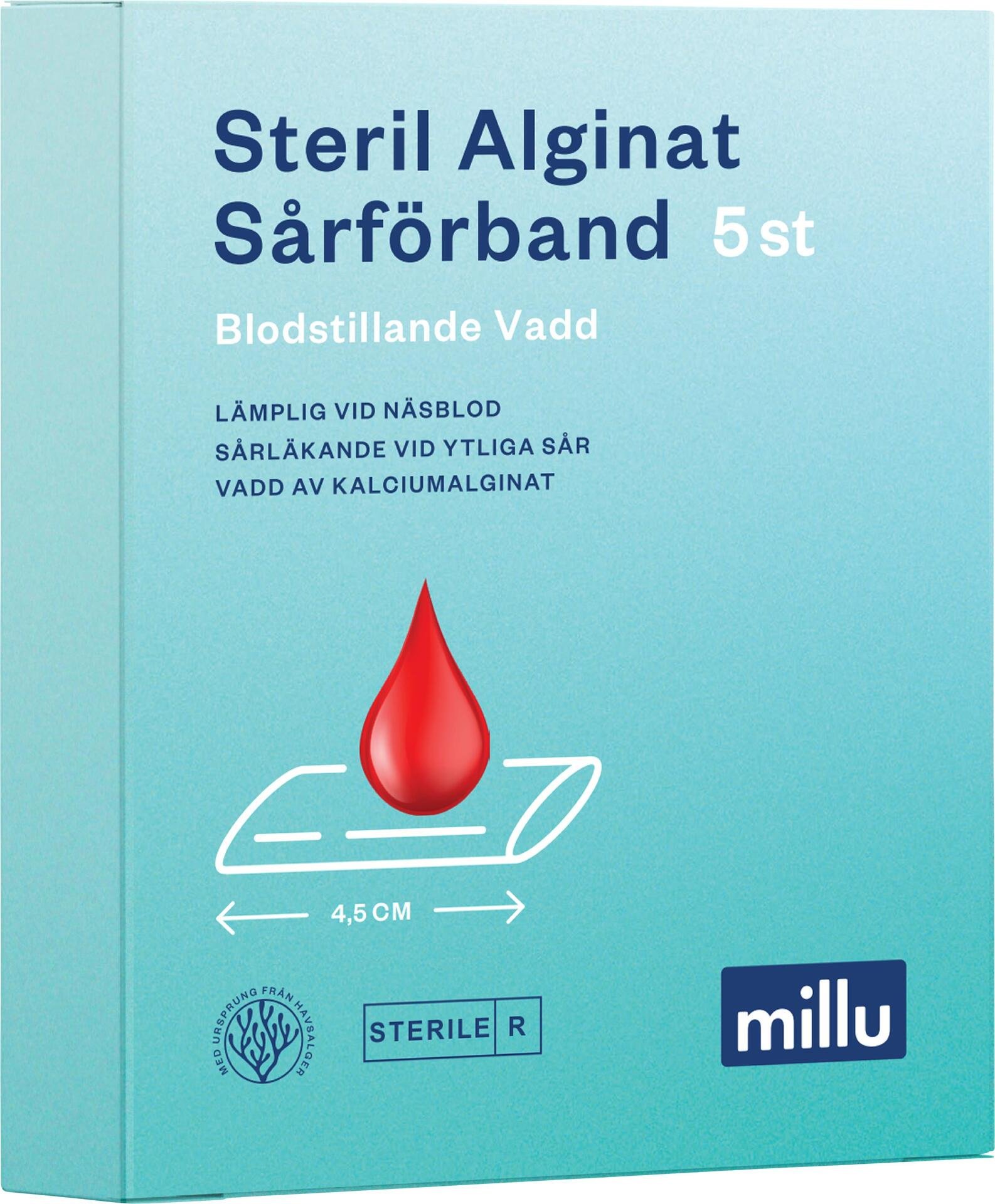 Millu Blodstillande Vadd 5 st