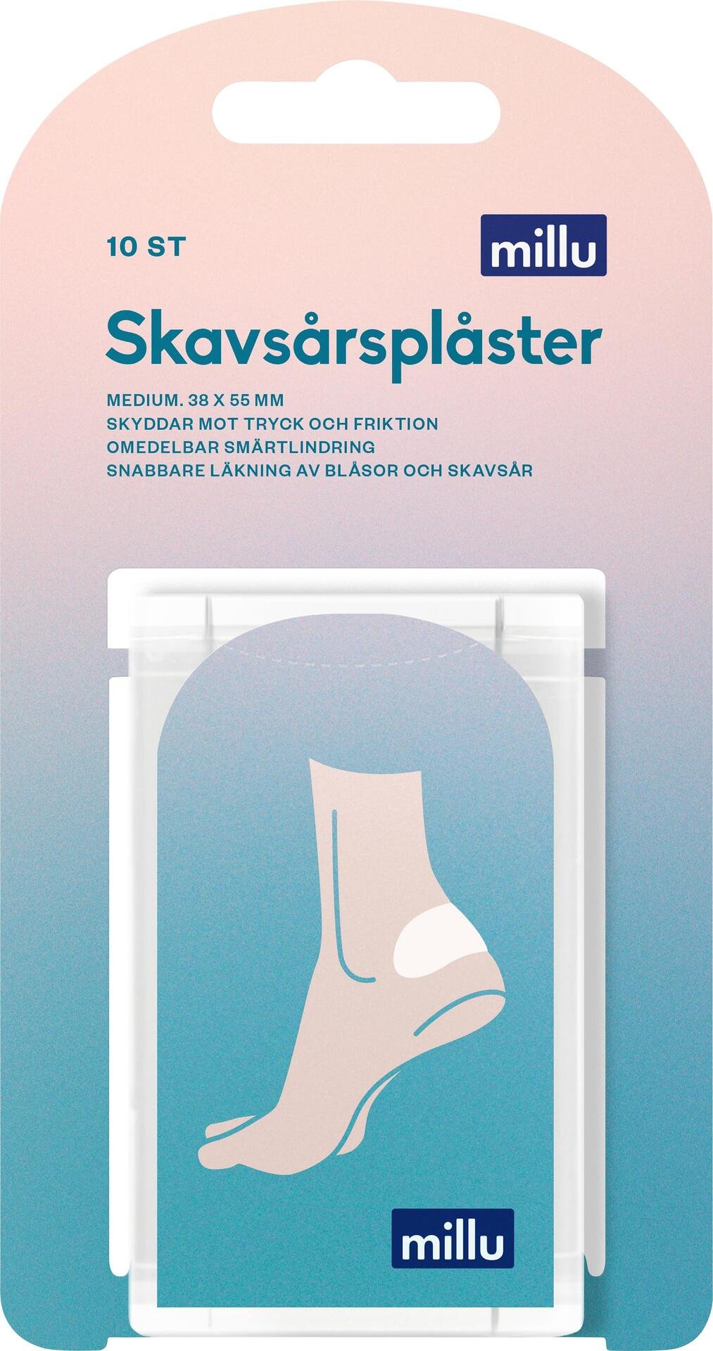 Millu Skavsårsplåster Medium 10 st