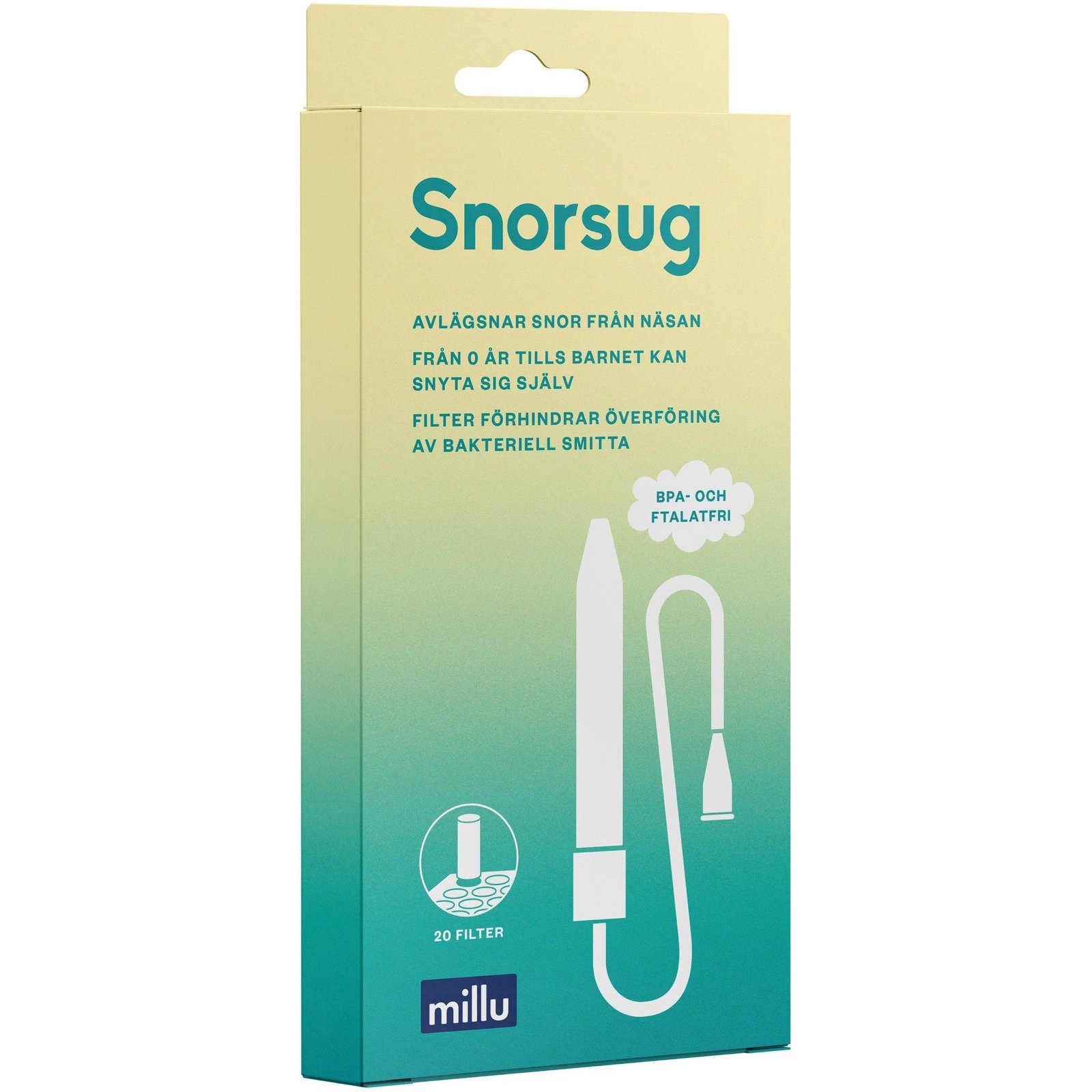 Millu Snorsug och 20 st filter