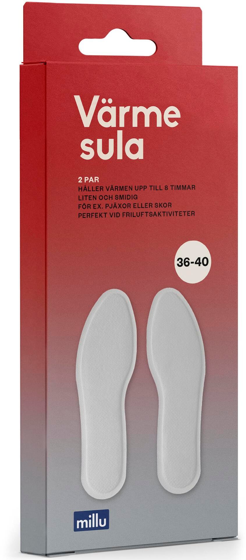 Millu Värmesula 36-40 2 par