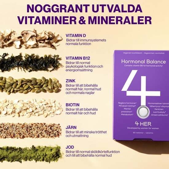 4Her Hormonal Balance Kosttillskott 60 tabletter