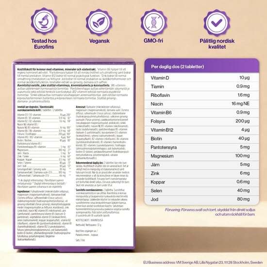 4Her Hormonal Balance Kosttillskott 60 tabletter