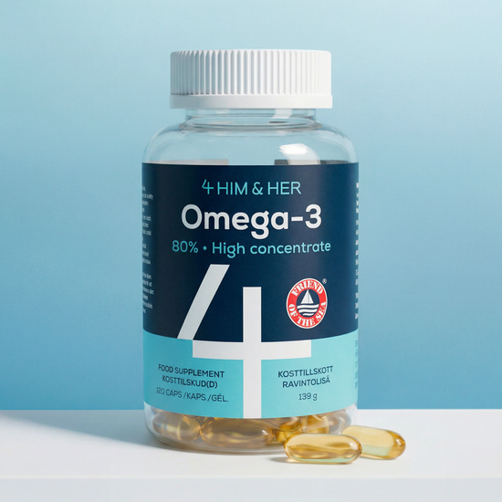 4Him & Her Omega-3 80% 120 st