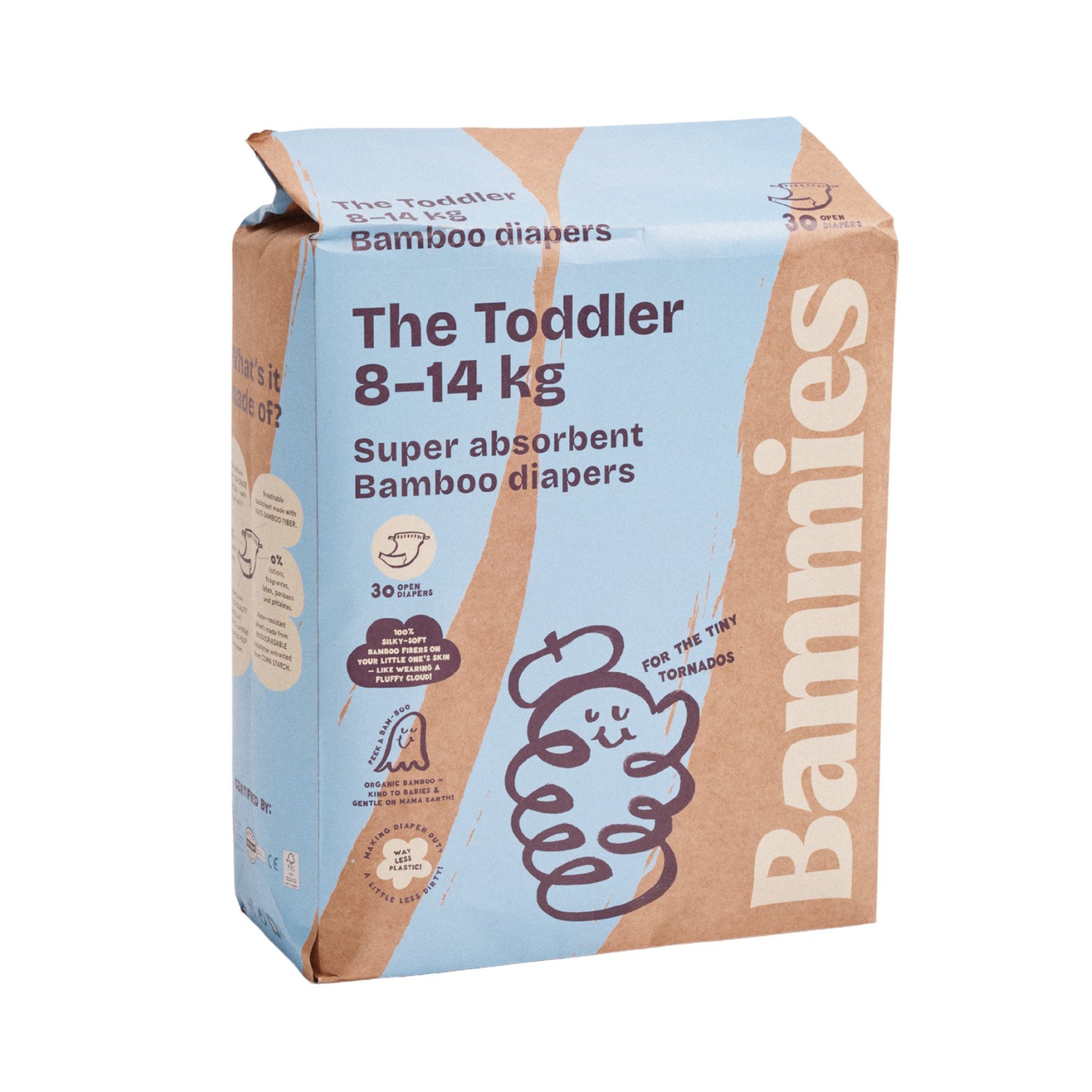 Bammies Bambublöjor The Toddler 8 - 14 kg 30 st