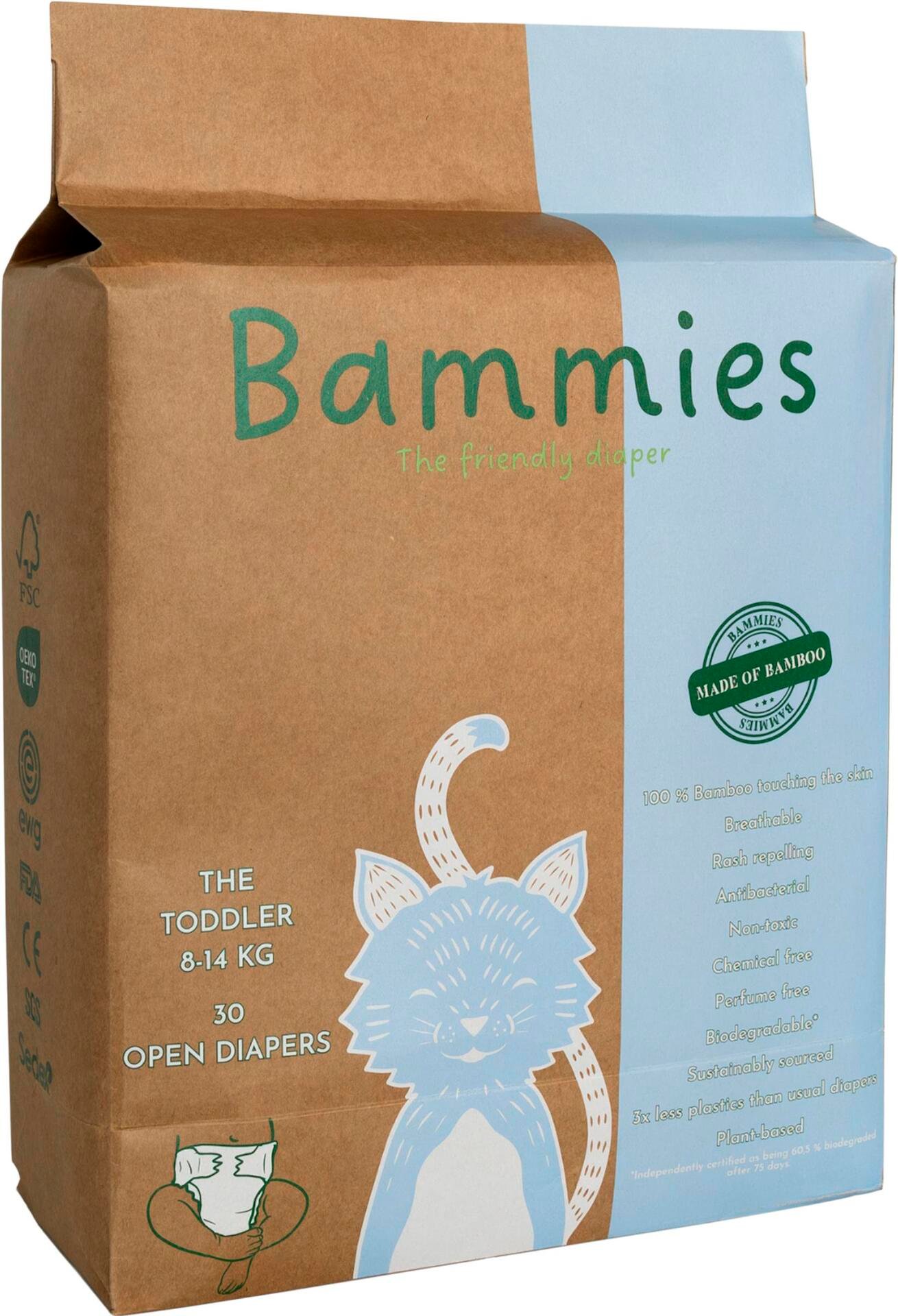 Bammies Bambublöjor The Toddler 8 - 14 kg 30 st