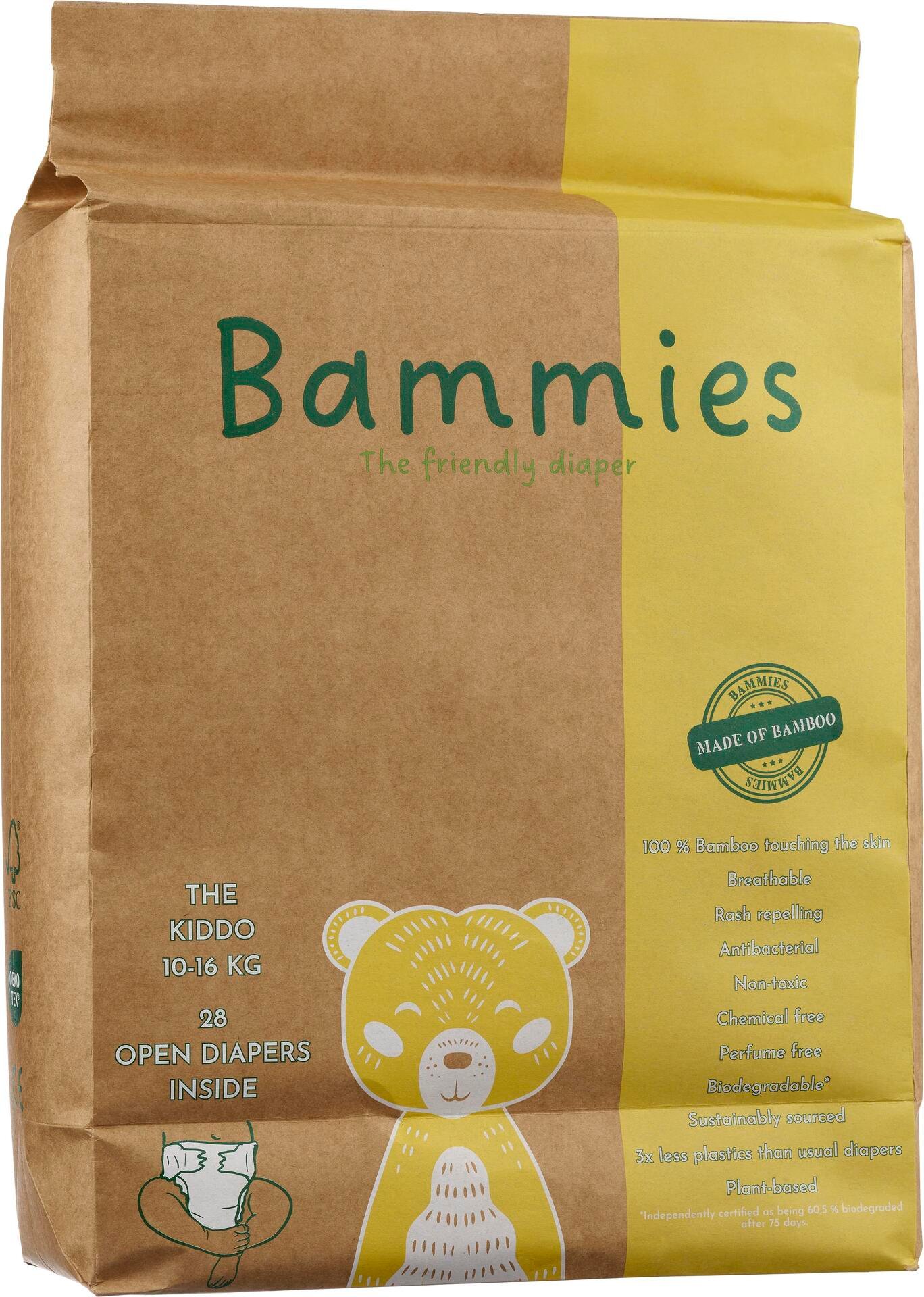 Bammies Bambublöjor The Kiddo 10 - 16 kg 28 st