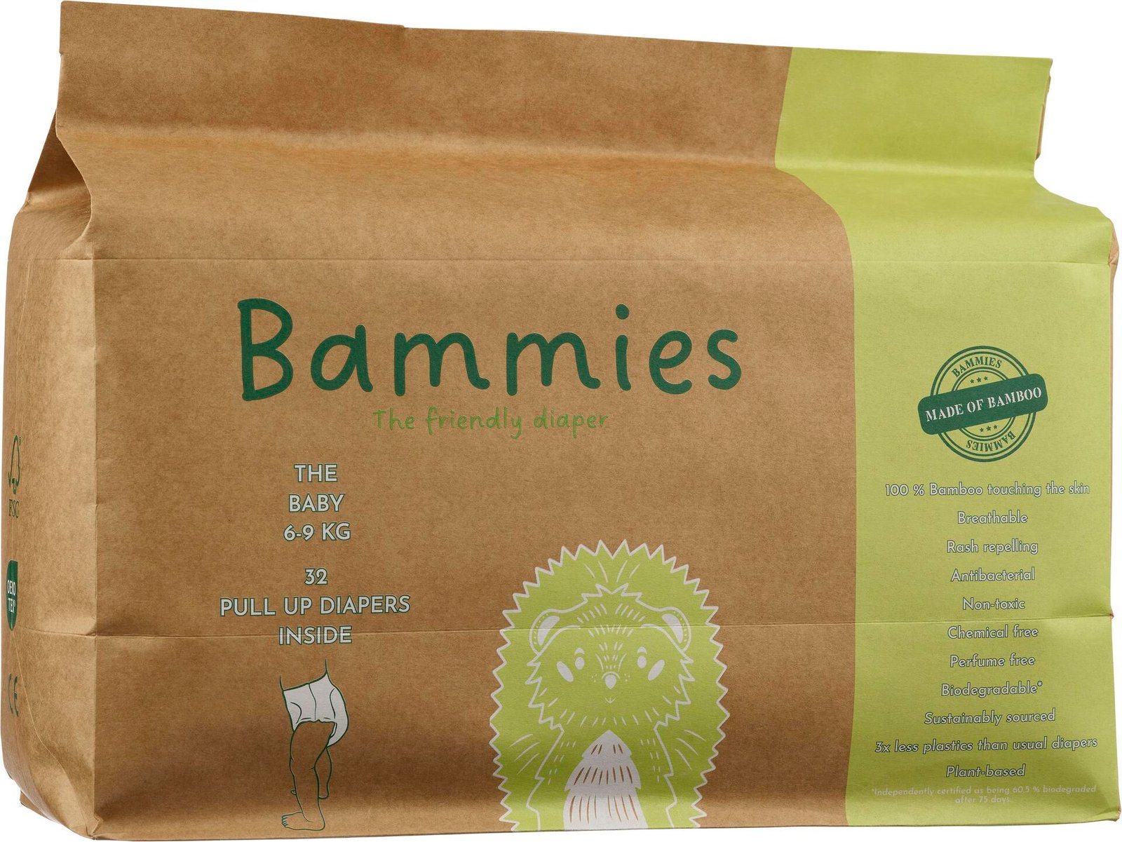 Bammies Bambublöjor Byxblöjor The Baby 32 st