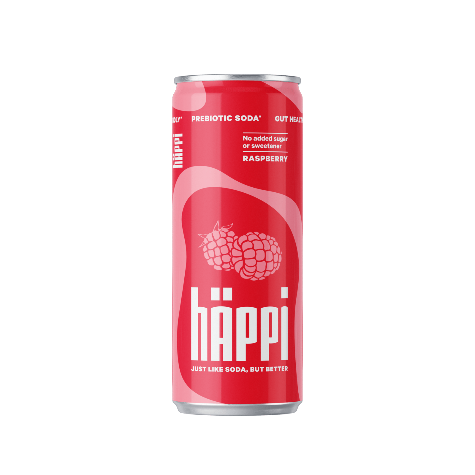 hÄppi Prebiotisk Läsk Hallon 330 ml