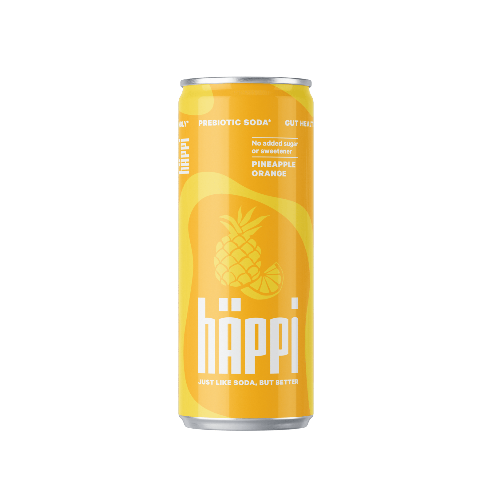 hÄppi Prebiotisk Läsk Ananas Apelsin 33 cl