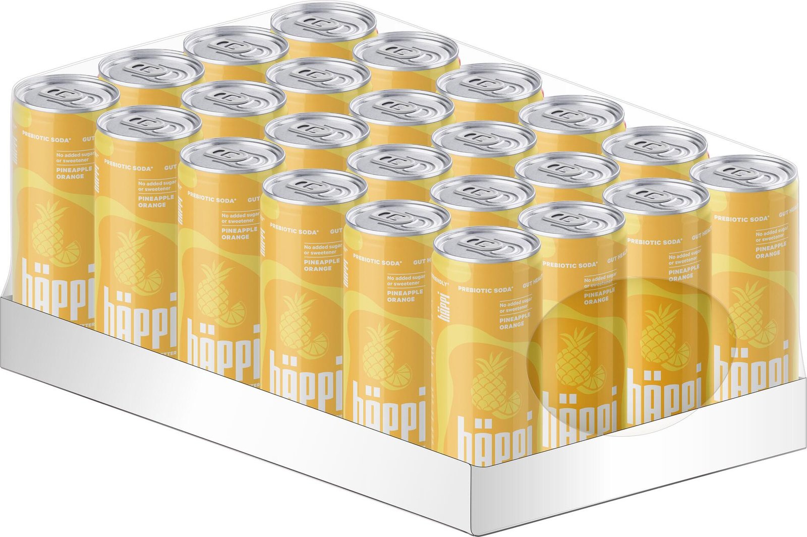 hÄppi Prebiotisk Läsk Ananas Apelsin 330 ml 24 st