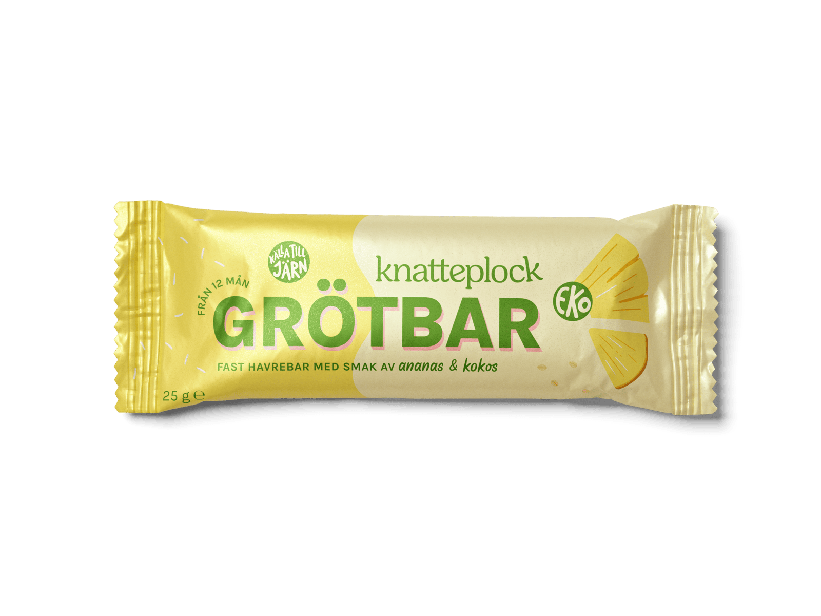 Knatteplock Grötbar Ananas & Kokos 25 g