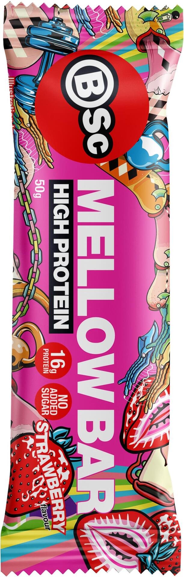 BSc Mellow Bar Strawberry 50 g