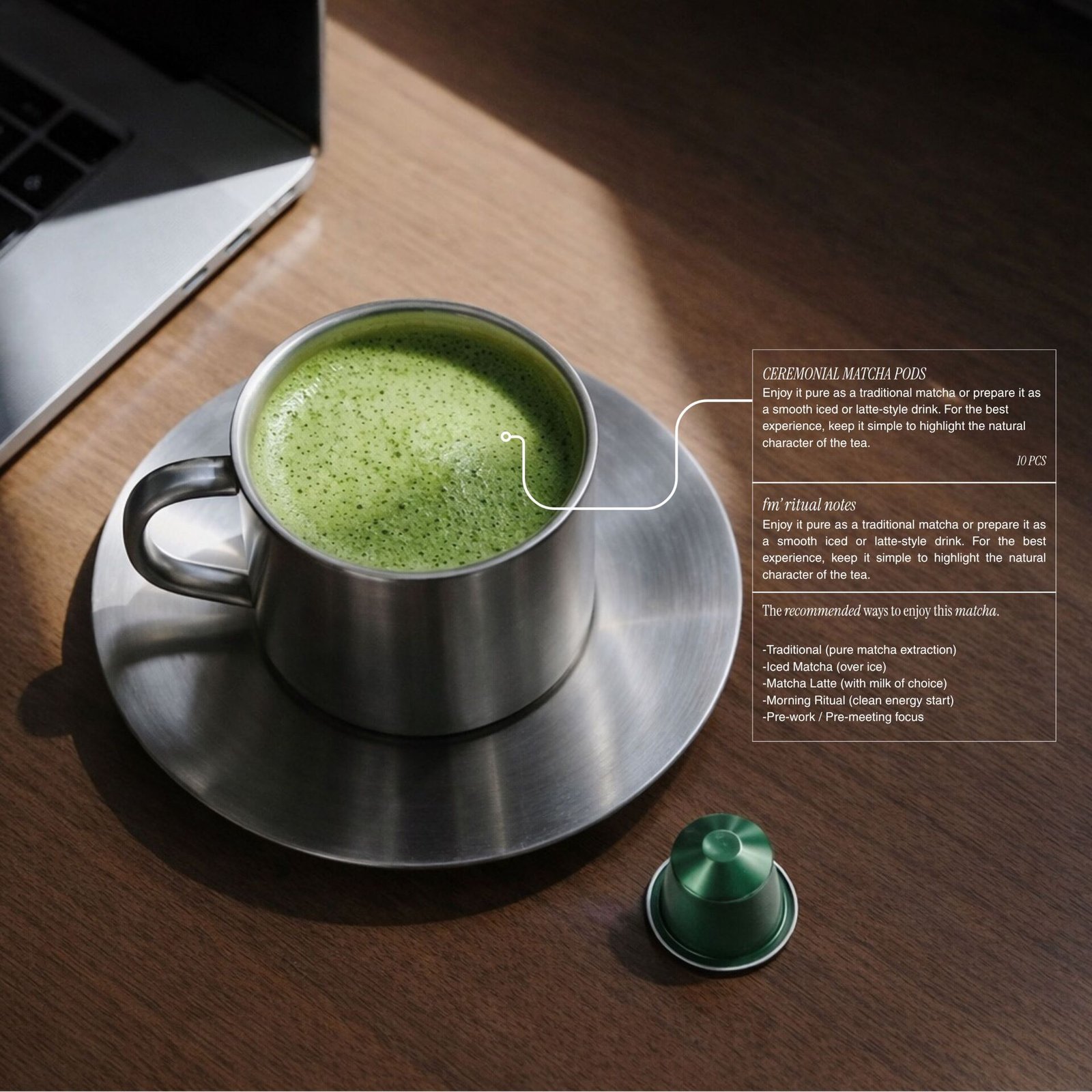 Funky Matcha Ceremonial Matcha Pods 10 st