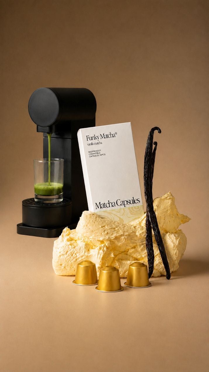 Funky Matcha Vanilla Matcha Pods 10 st