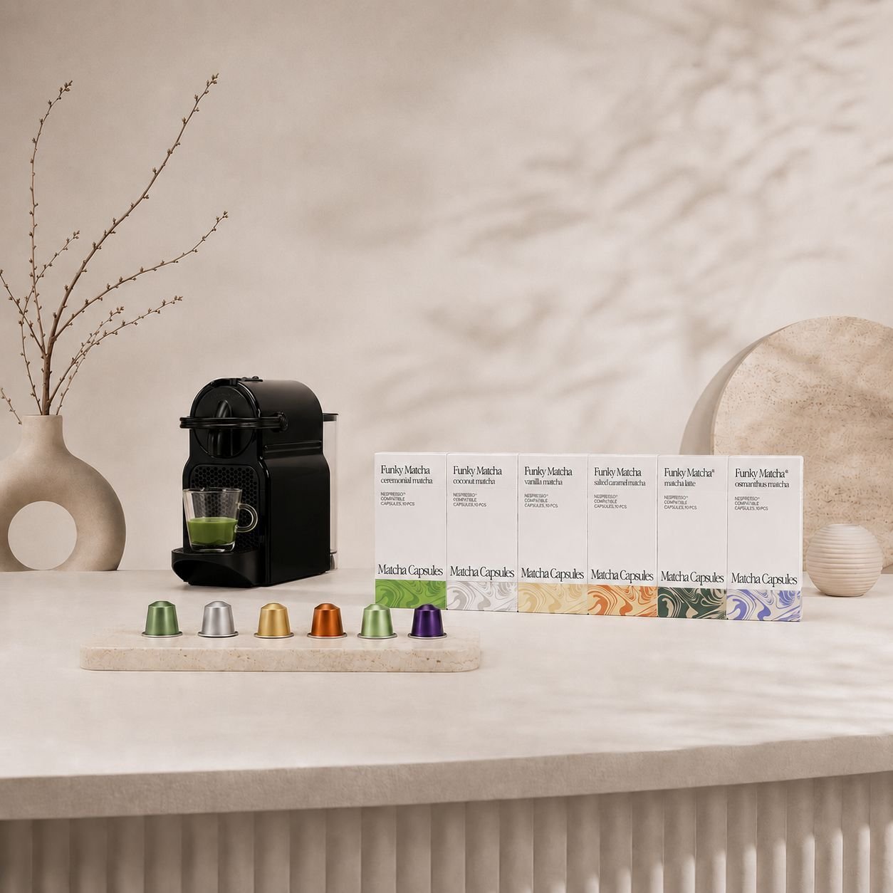 Funky Matcha Vanilla Matcha Pods 10 st