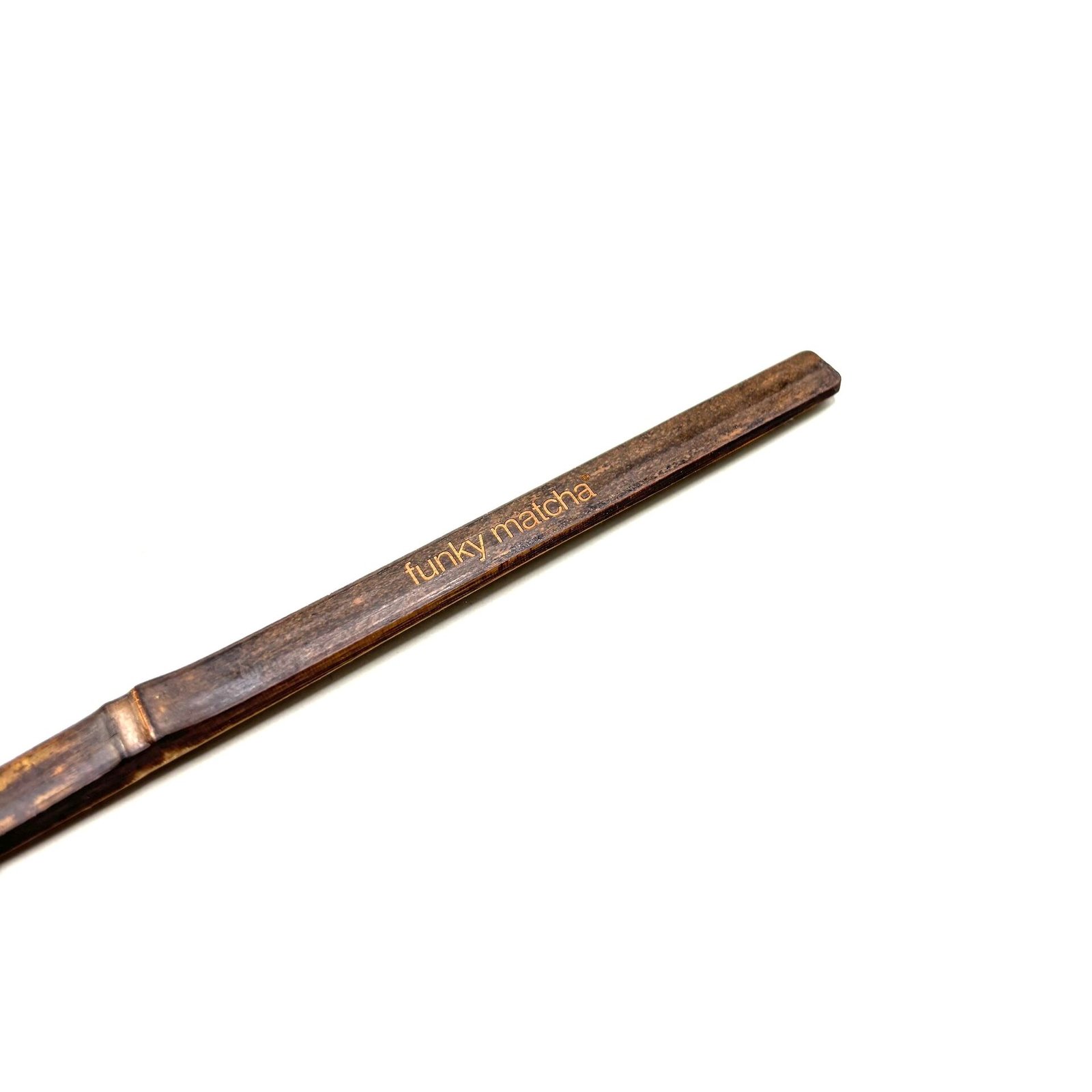 Funky Matcha Black Bamboo Scoop – Handcrafted Chashaku 1 st
