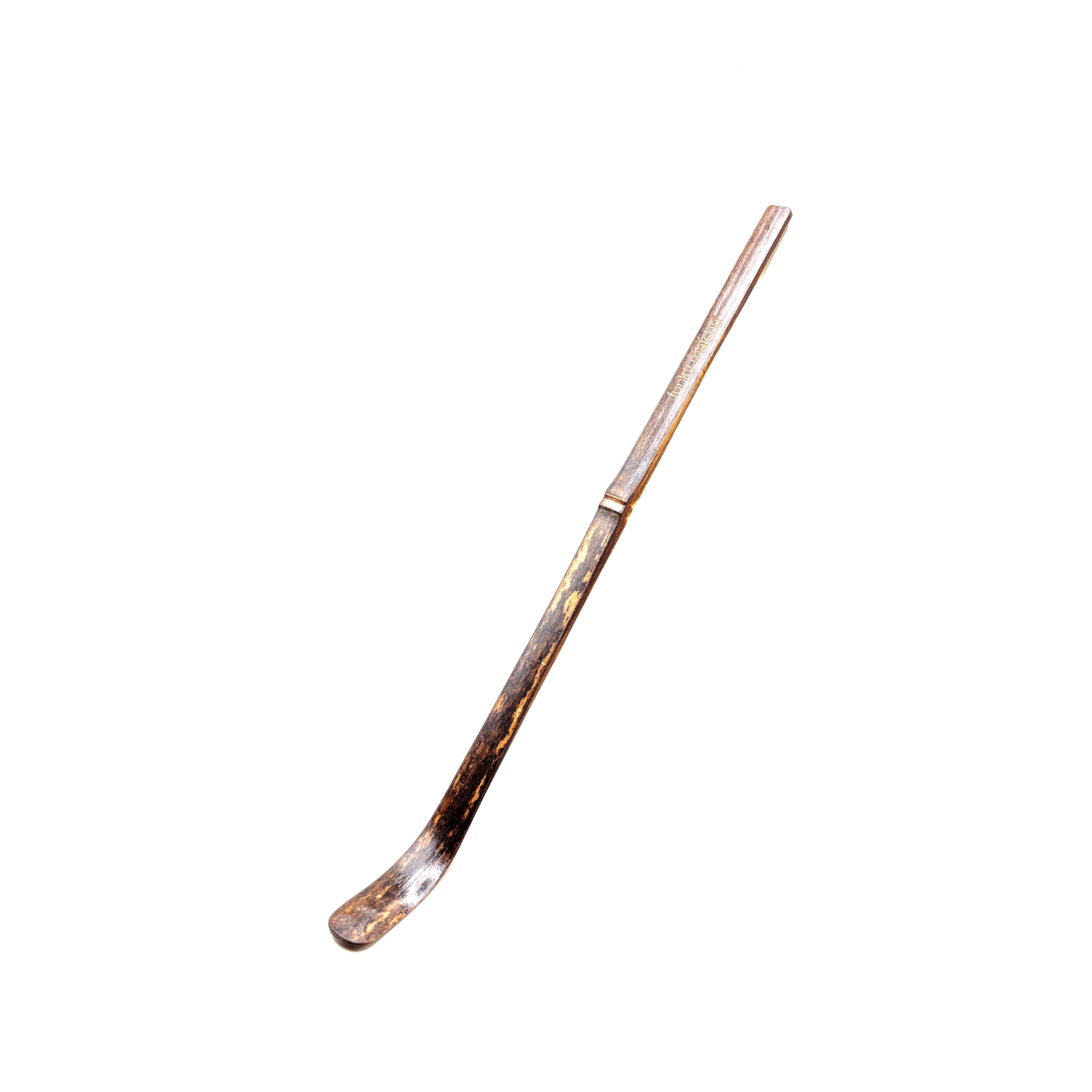 Funky Matcha Black Bamboo Scoop – Handcrafted Chashaku 1 st