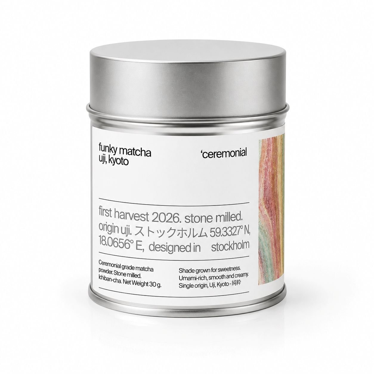Funky Matcha Ceremonial Matcha Powder Single Origin Uji, Kyoto 30 g