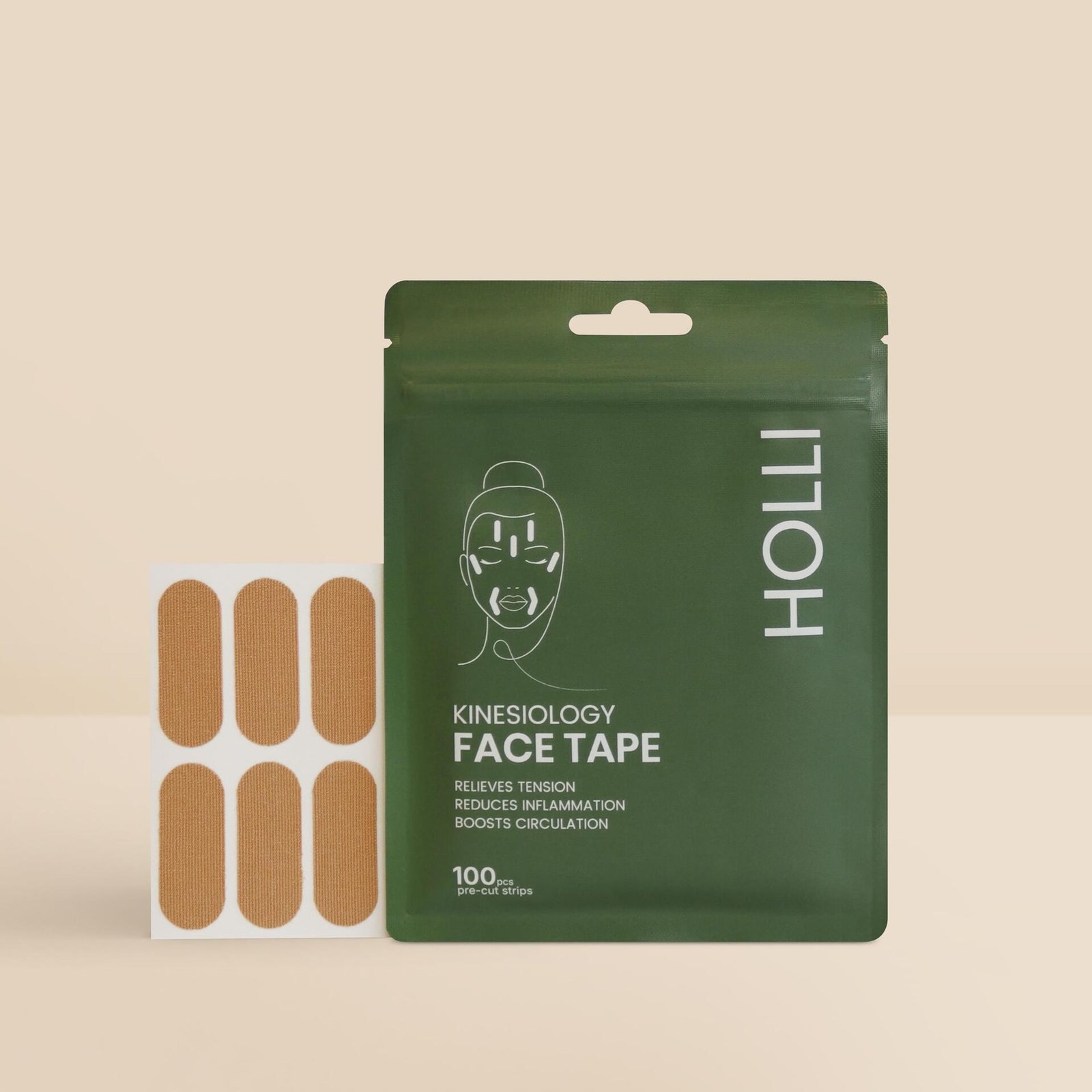 HOLLI Face Tape Pre-cut Kit 100 st