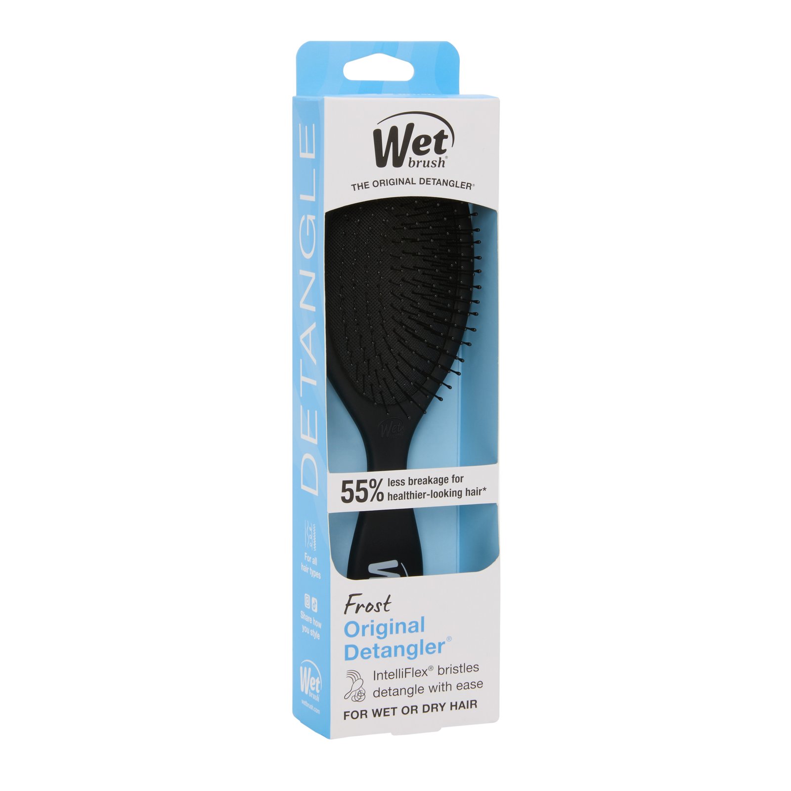Wet Brush Original Detangler Frost Black