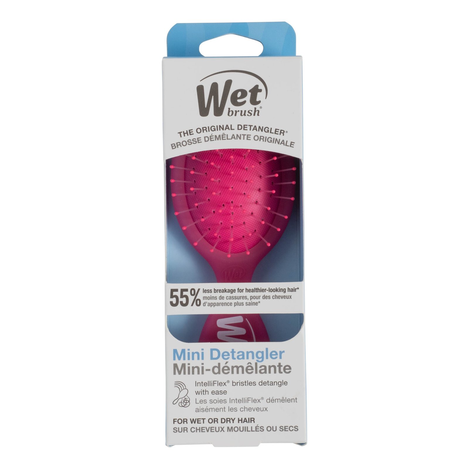 Wet Brush Mini Original Detangler Frost Pink
