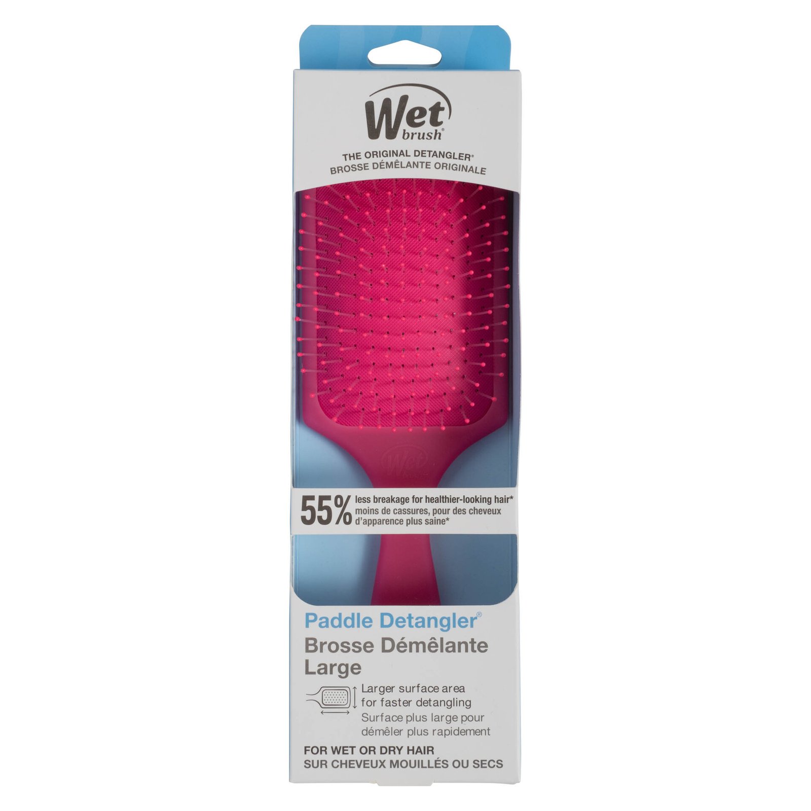 Wet Brush Paddle Detangler Frost Pink