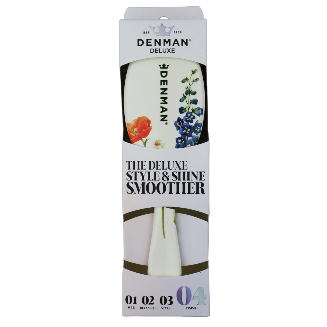 Denman Deluxe D81M Medium Style & Shine Brush Floral Fantasies