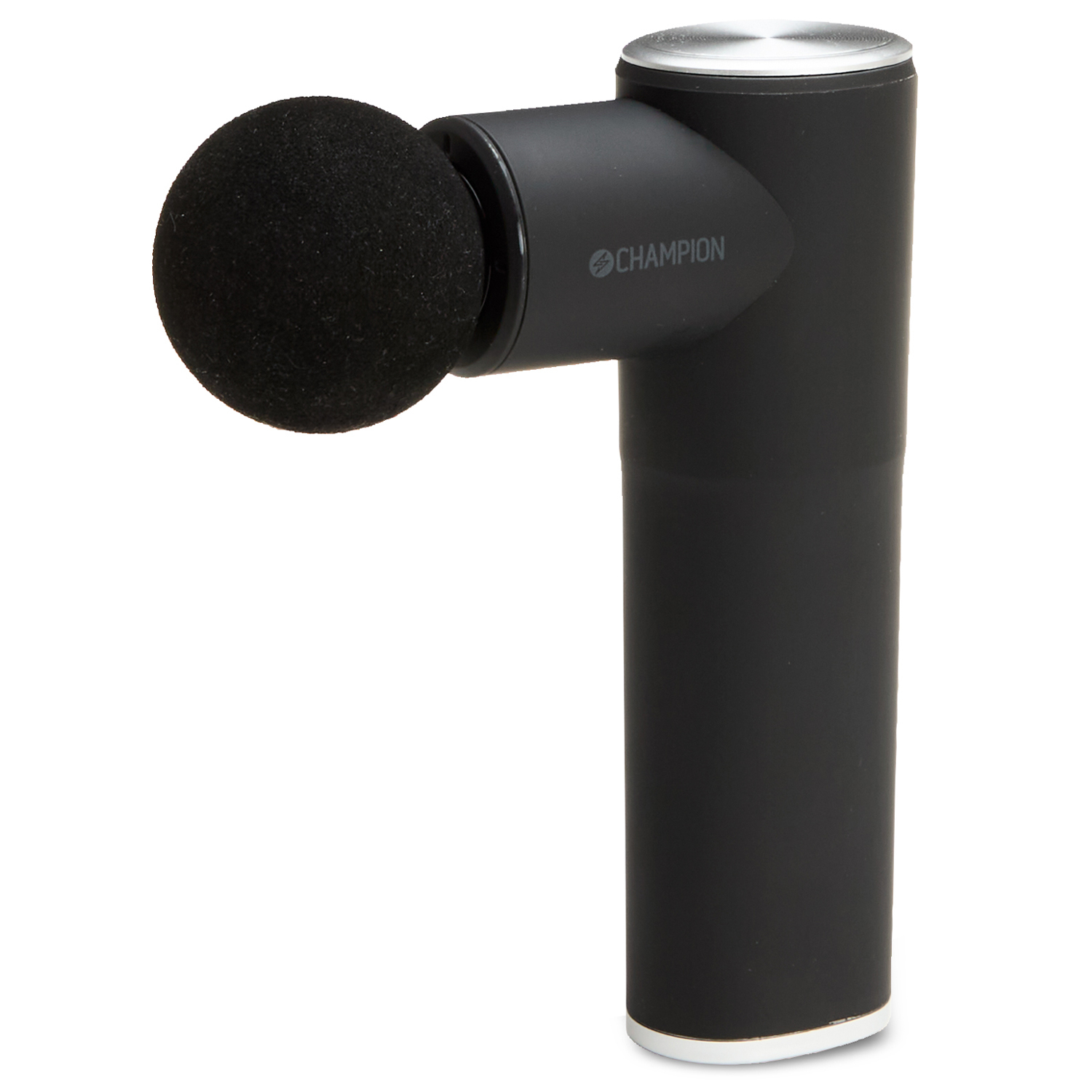 Champion Massagepistol Compact Power 3300RPM 1800mAh MG400 Svart/Silver