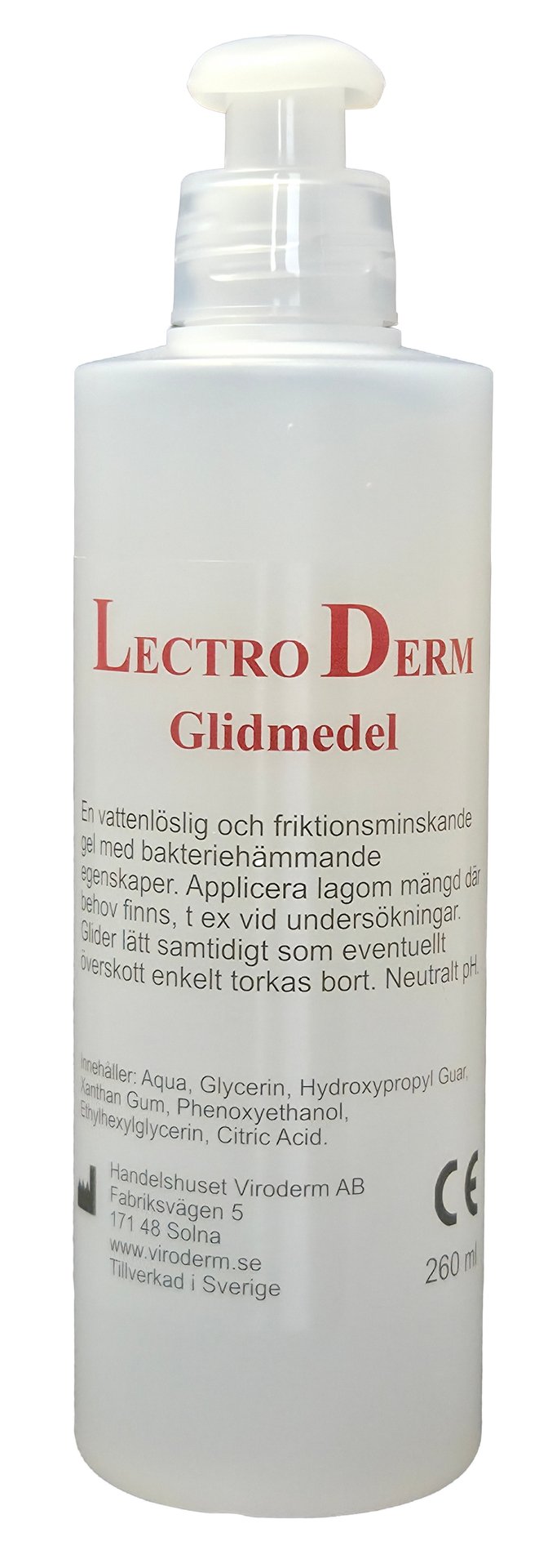 Lectro Derm Glidmedel 260 ml