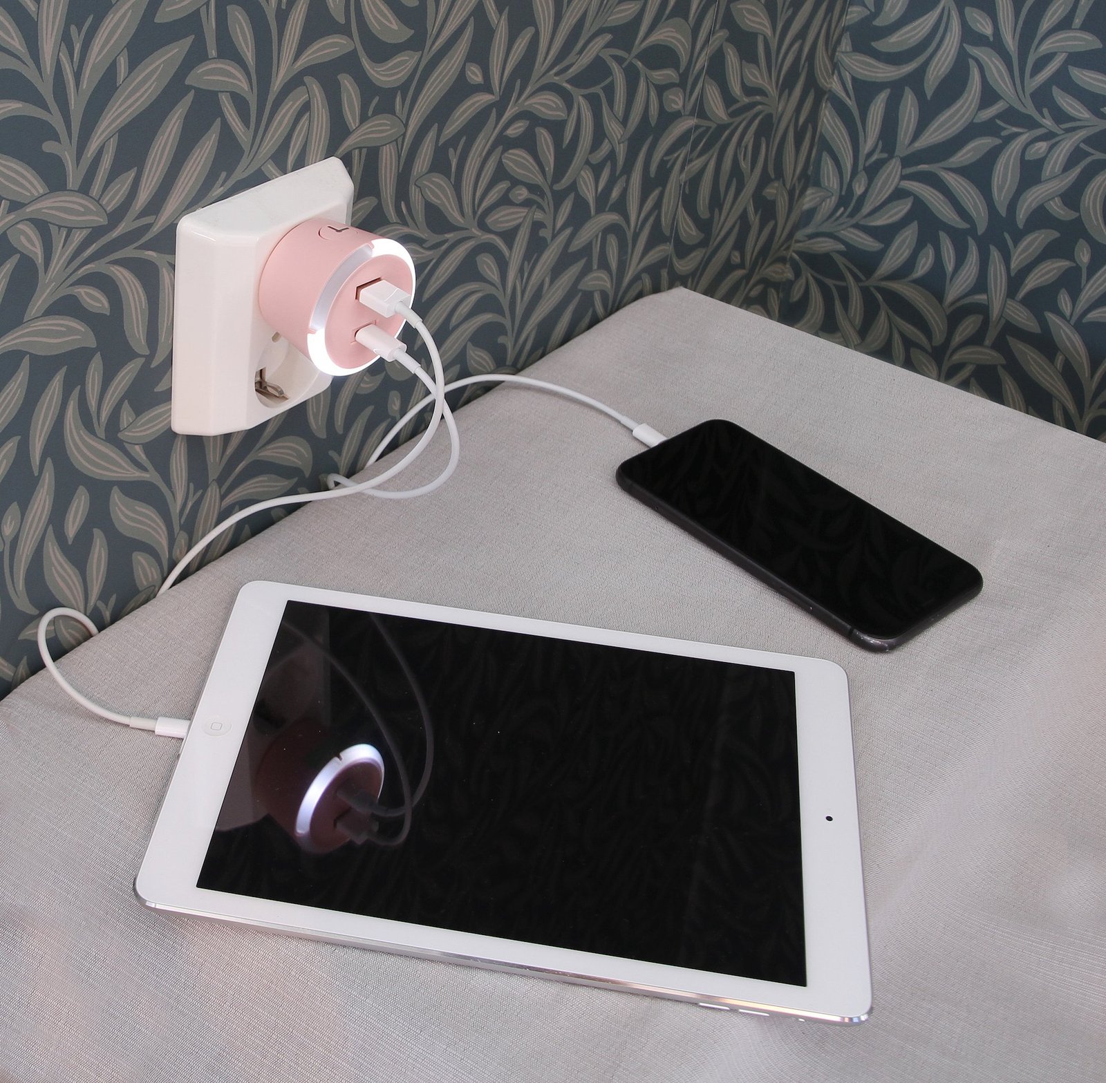 CAPiDi Säkerhetstimer USB A+C Rosa 1 st