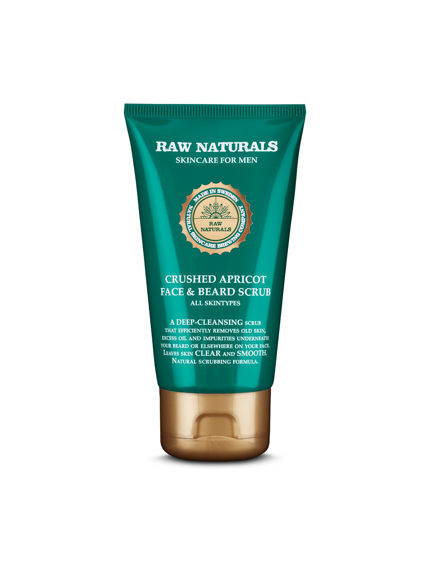 Raw Naturals Crushed Apricot Face & Beard Scrub