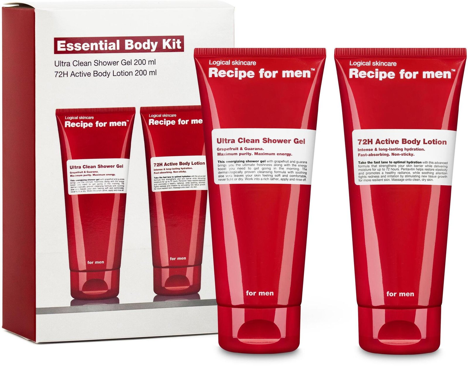 Recipe for men Essential Body Kit 400 ml